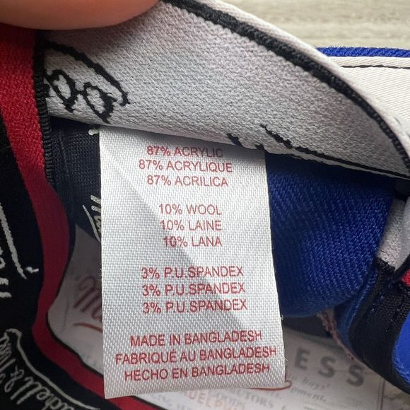 Mitchell‎ & Ness Los Angeles LA Clippers Snapback Hat Cap Two-tone Royal/Red New - Picture 14 of 16